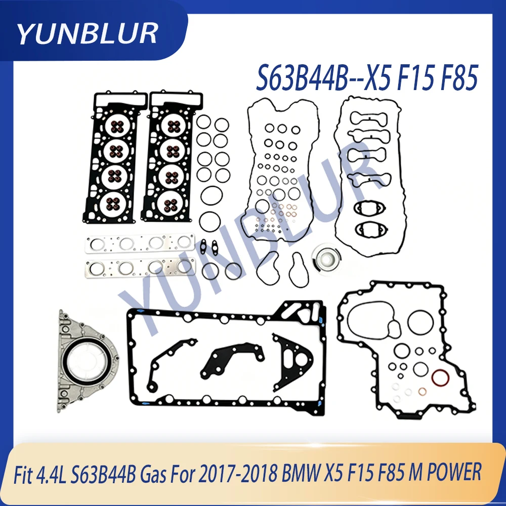 Фото Комплект полных прокладок двигателя для BMW X5 F15 F85 M POWER 2017-2018, 4.4 л S63B44B, бензин №1
