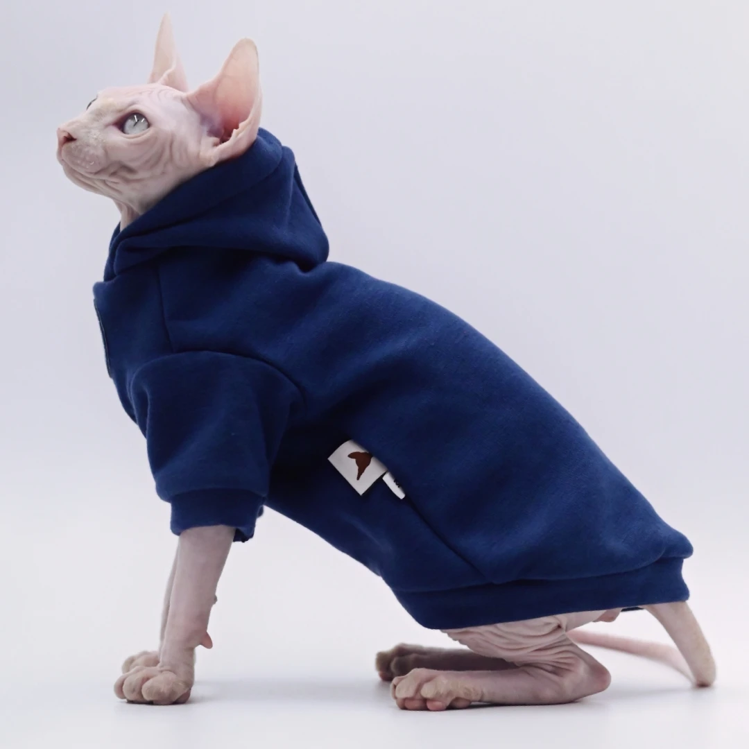 Одежда для кошек Sphynx плотная Теплая Флисовая зимняя одежда Devon Rex корнированная и