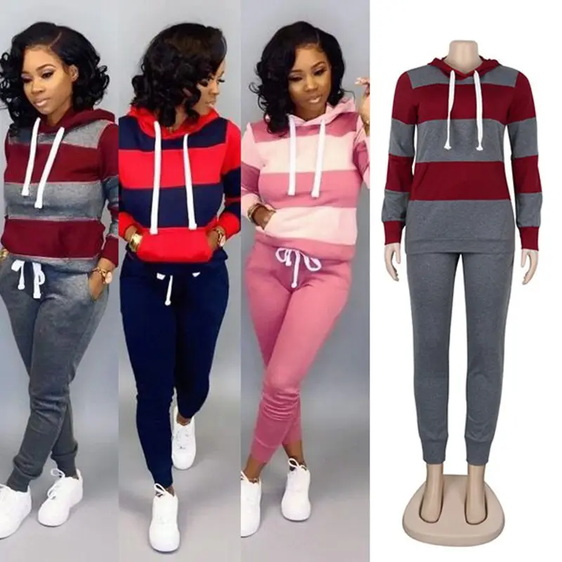 

two piece set tracksuit for women outfit long sleeve hoody pant 2 piece set for female winter women's suit two pieces sets