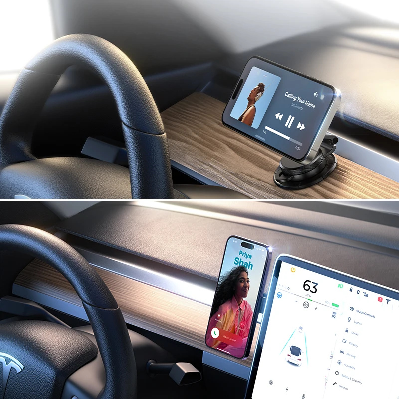 Магнитный автомобильный держатель для телефона Joyroom полностью Металлическая