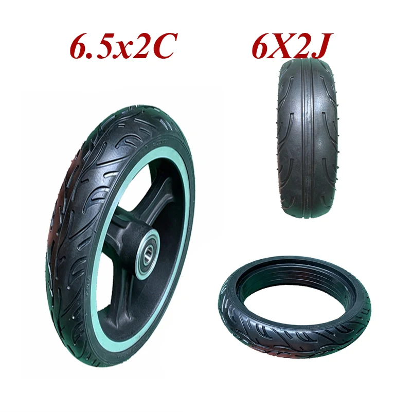 

Electric scooter tire 6.5-inch solid tire 6.5x2c/6x2j non pneumatic wheel electric motorcycle solid tire