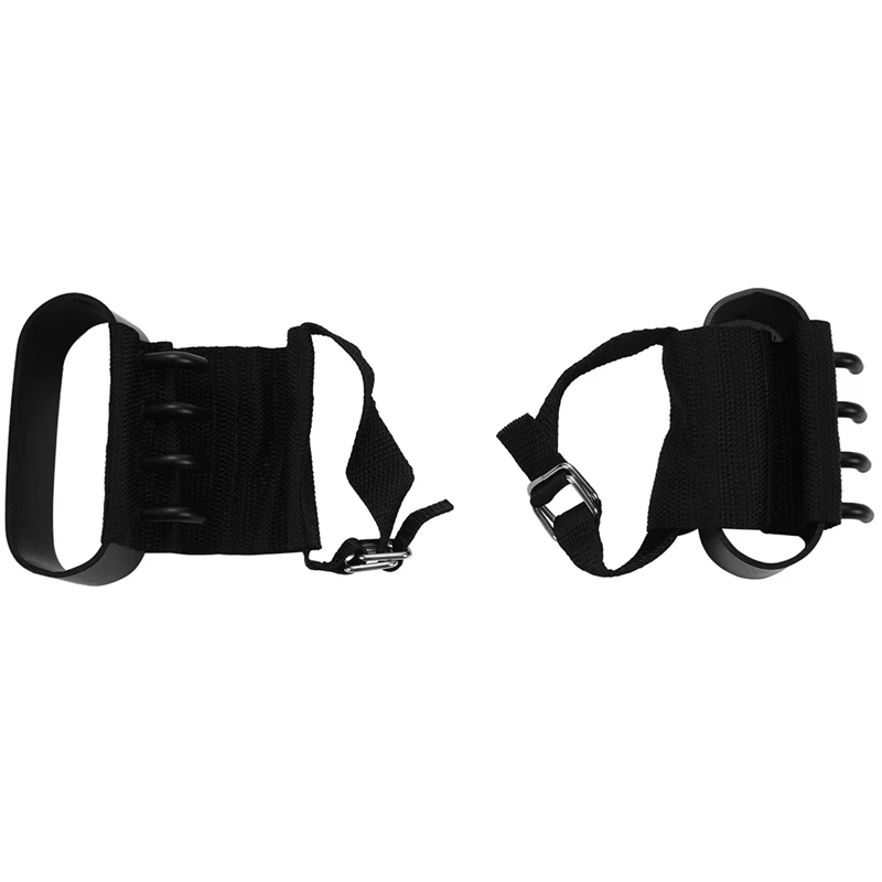 

2 Pcs Outdoor Mountain Climbing Hand Claw 4 Toothed Crampon Hooks
