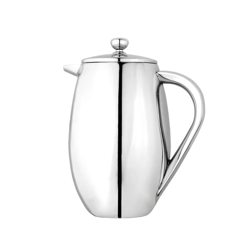 

Кофейник Френч-Пресс из нержавеющей стали 304, чайник с фильтром, чайник, нежная кофеварка, 350 мл, 800 мл, 1000 мл, 12 унций