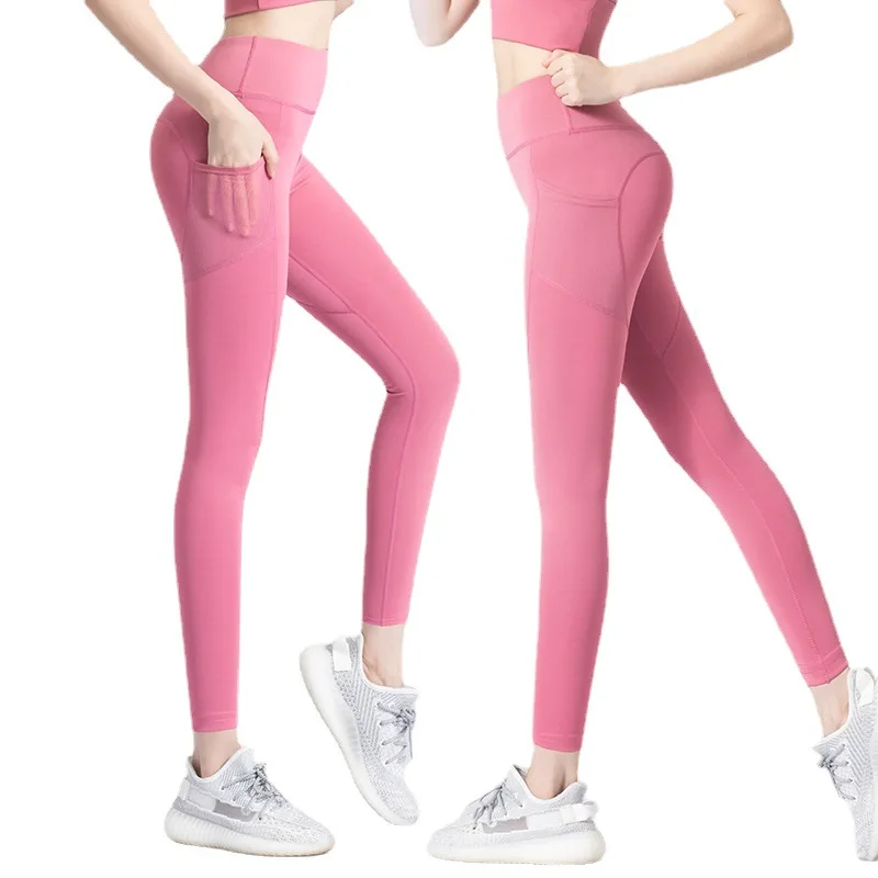 Sports leggings With Pocket High Waist Push Up Women Pants Fitness Gym Leggings Female Workout Yoga Pants Jogging Tights