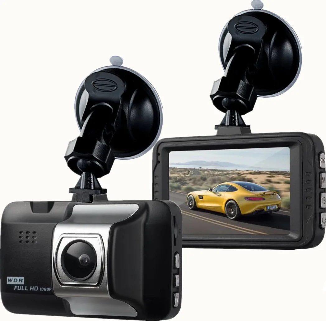 Автомобильный видеорегистратор с сенсорным экраном 3 дюйма 1080P DVR заднего вида