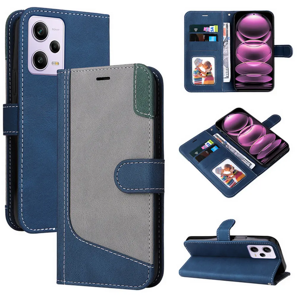 

For Xiaomi Redmi Note 12 Pro Plus 5G Flip Case for Xiaomi Redmi Note 12 Pro 4G Leather Texture Wallet Cover Redmi Note 12 Case