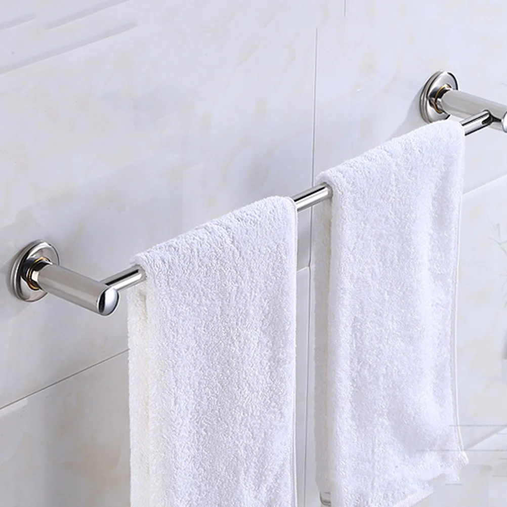 

40CM Stainless Steel Rustproof Towel Rack Bathroom Hanger Towel Pole