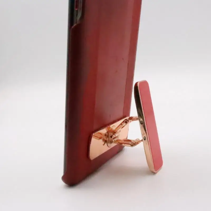 

New Rotating Desktop Holder Mobile Phone Ring Buckle Bracket Wireless Charging Metal Folding Decompression Mechanical Support