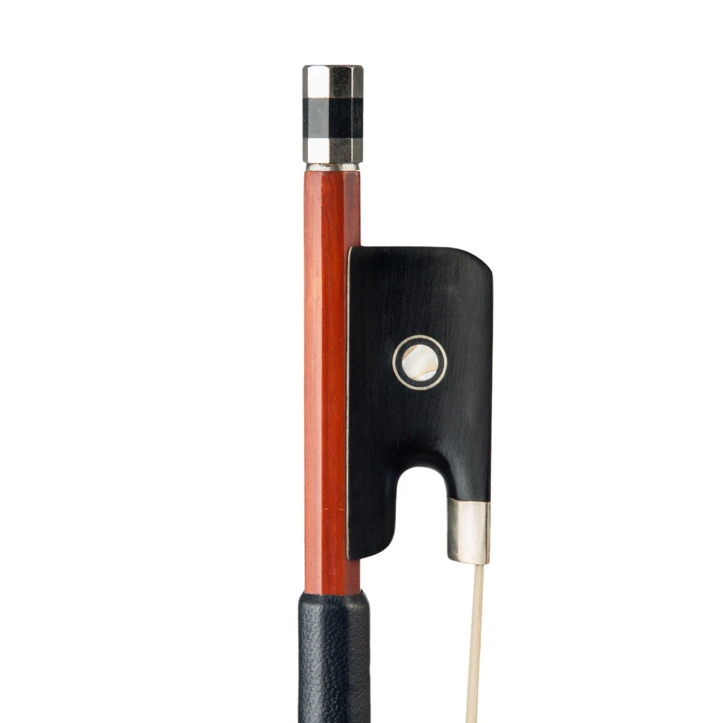 4/4 3/4 1/2 1/4 1/8 Size Acoustic Cello Bow Handmade Brazilwood Octagona Stick Ebony Frog For Student Cello Players Beginners