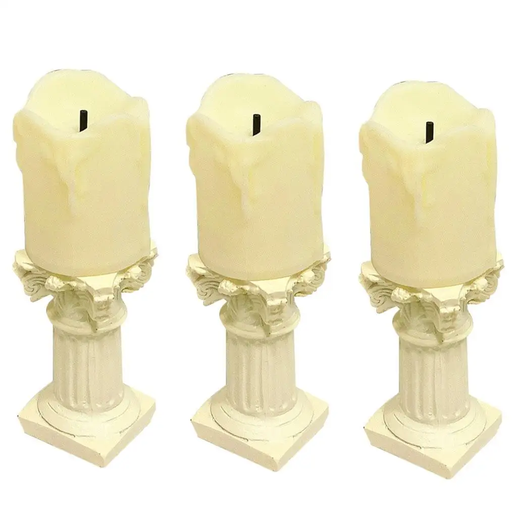 

Simulated Roman Candle Decorations Artificial Electronic LED for Celebration