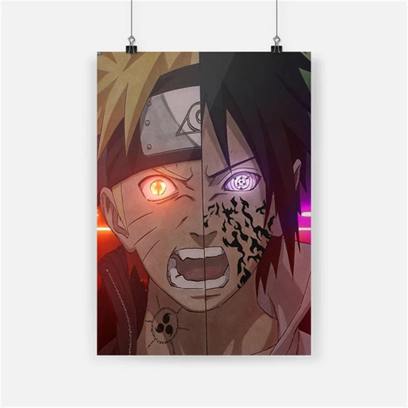 

Japan Anime Naruto Poster Ninja Sasuke Canvas Painting Mural Living Room Kids Bedroom Home Wall Picture Decoration