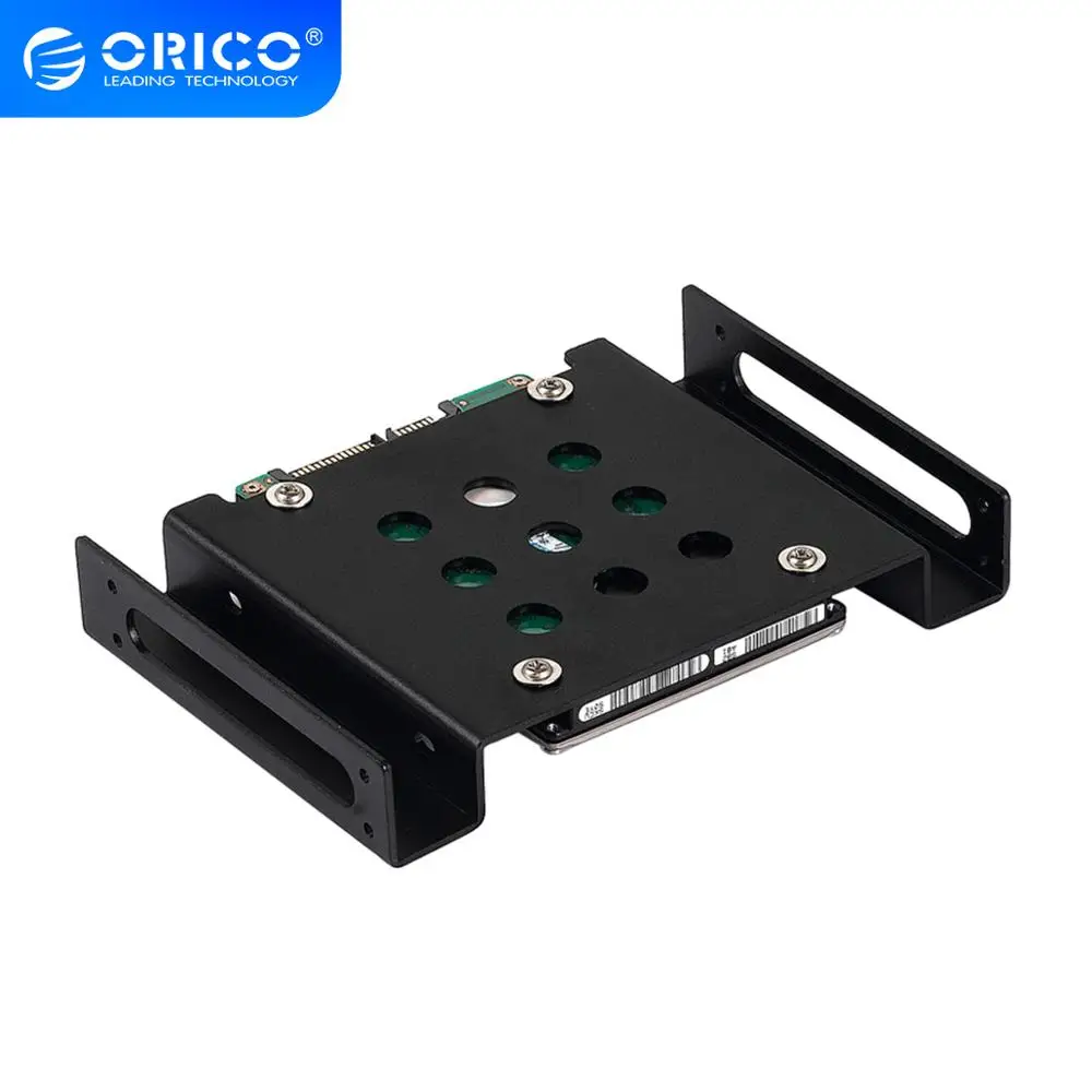 

ORICO 2.5'' or 3.5'' To 5.25" HDD Mounting Bracket Adapter Mounting Hard Drive Holder for PC Laptop Protect Hard Disk Bracket