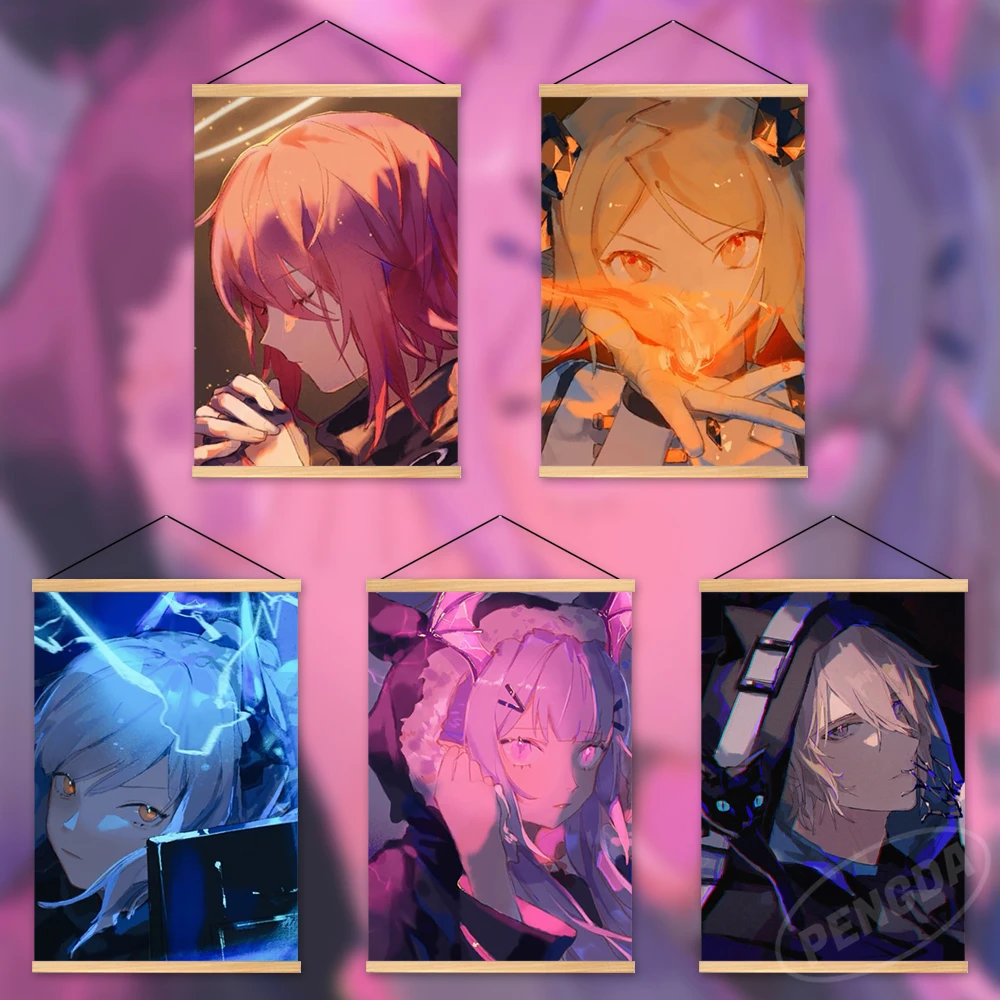 Холст, плакаты, принты, мантикор, модульные деревянные подвесные картины, домашний декор, картина для игр, для гостиной, настенные картины