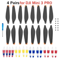 16pcs replacement propeller for dji mini 3 pro drone 6030light weight props blade wing fans accessories spare parts screw kits
