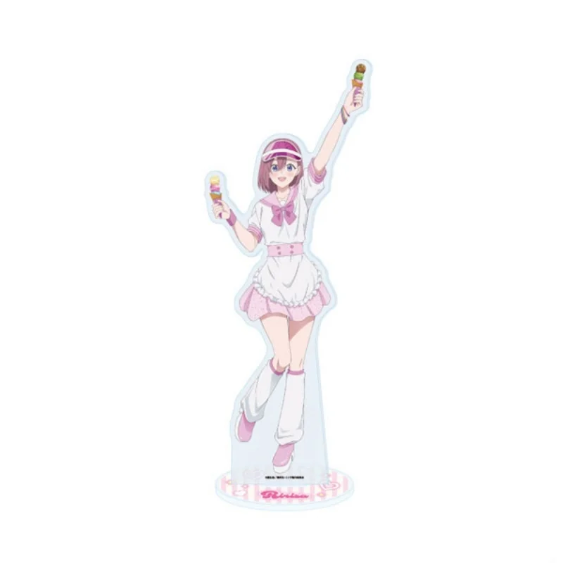 Фото Акриловая фигурка-подставка Anime M2.5 Dimensional Seduction HD, декор для стола, игрушка Масамунэ Окумура, украшение для комнаты, брелок, 15 см №2