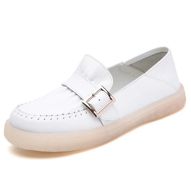 Summer Flat Women's Shoes 2023 Orthopedic Loafers Woman Moccasins Stitched Slip On Ballet Flats For Women Nurse Shoes Medical