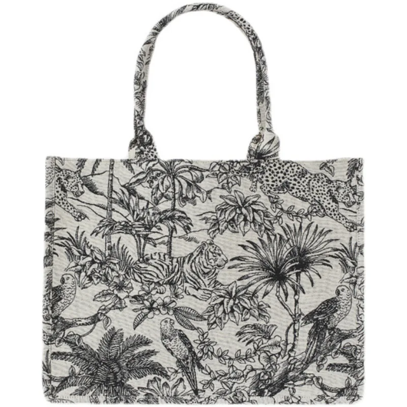 

Luxury Designer Handbag for Women Shoulder Bag High Quality Jacquard Embroidery Brand Shopper Beach with Short Handles Tote Bags