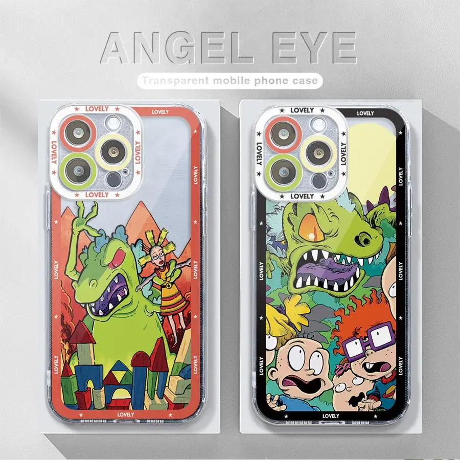 R-Rugrats Cartoon Phone Case for Redmi Note 9S 10 12 13 4G 5G 10S 10Pro 10Lite 11 11S 11Pro 12Pro 13Pro 4G5G 13ProPlus5G