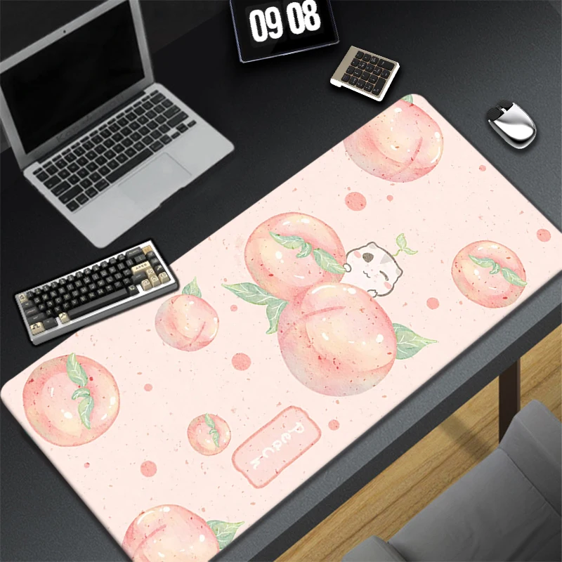 

Cute Fruit Large Gaming Mouse Pad Accessories Gamer PC Computer Keyboard Mouse Mats Desk Mousepad Tapis De Souris Table Mausepad