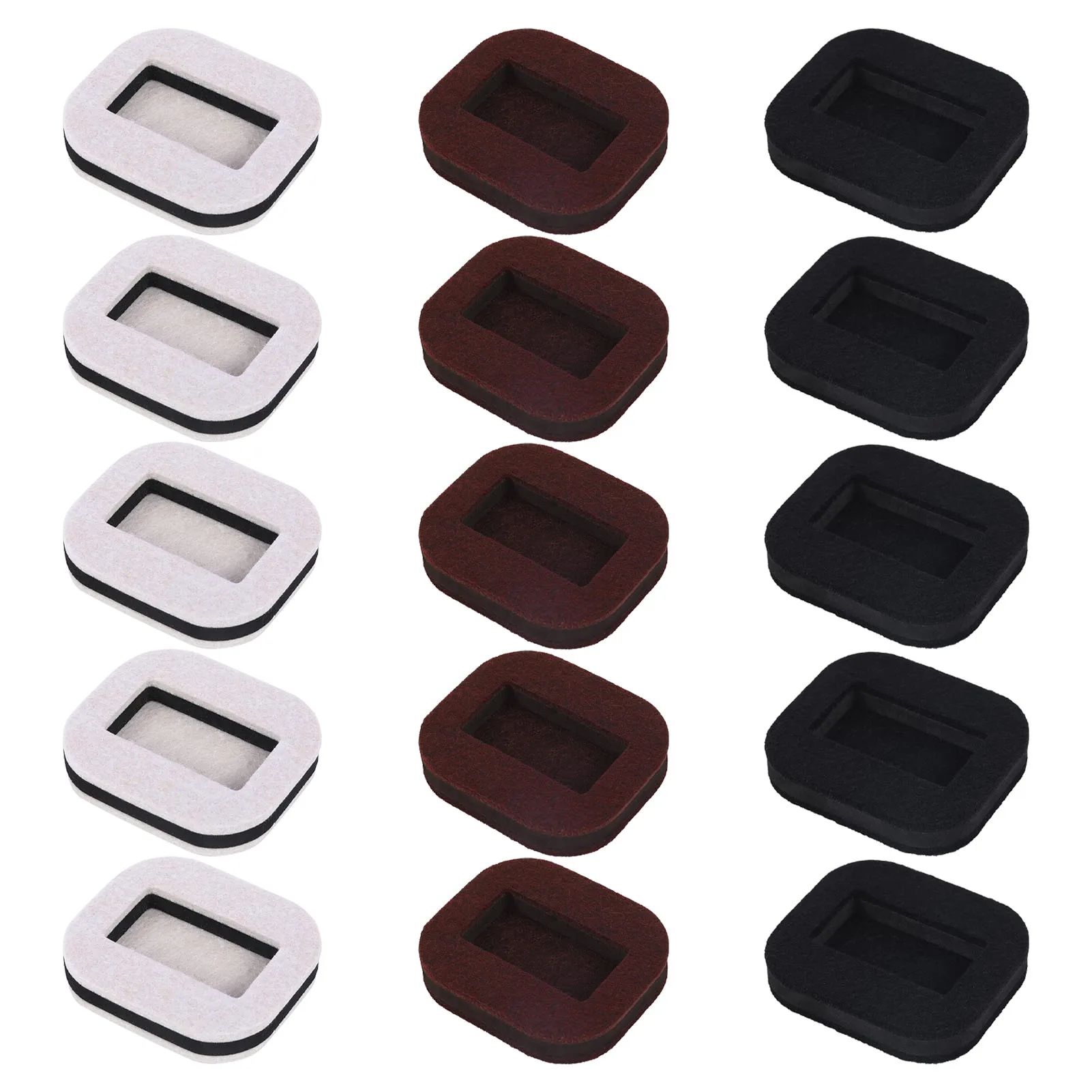 

Felt Caster Cups Bed Chair Wheel Stoppers Floor Protectors Anti Noisy Non-Slip Furniture Pads For Hardwood Floors