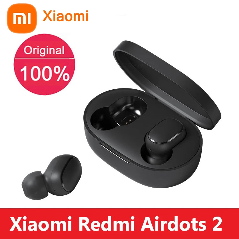 

2022 New Original Xiaomi Redmi AirDots 2 Wireless Earphone Bluetooth Tws Headset Wireless Headphones Earbuds for iphone 14