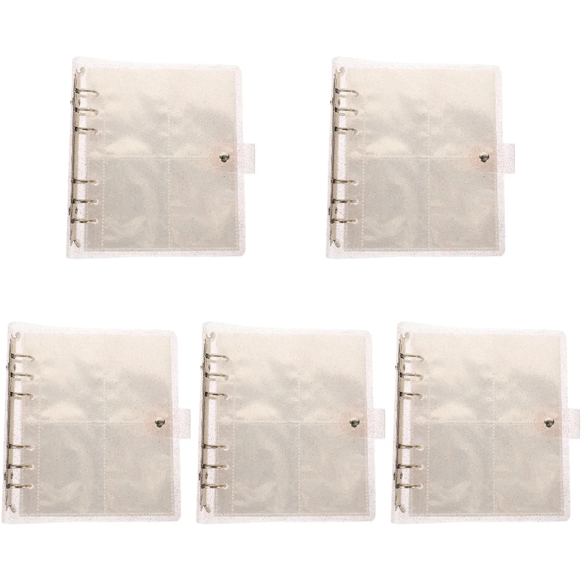 

5 Sets of Household Photo Book PVC Picture Book Decorative Photo Album PVC Album