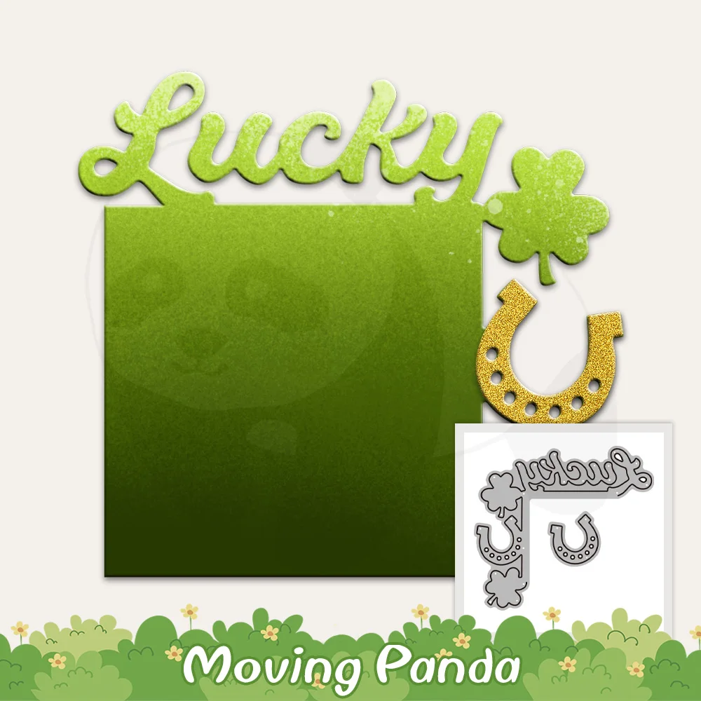

Spring Series Lucky Clovers Metal Cutting Dies For DIY Scrapbooking Supplies Cut Dies Knife Mould For Paper Cards Album Crafts