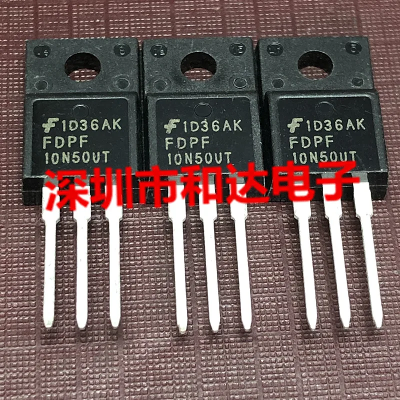 

10 шт FDPF10N50UT TO-220F 500V 10A