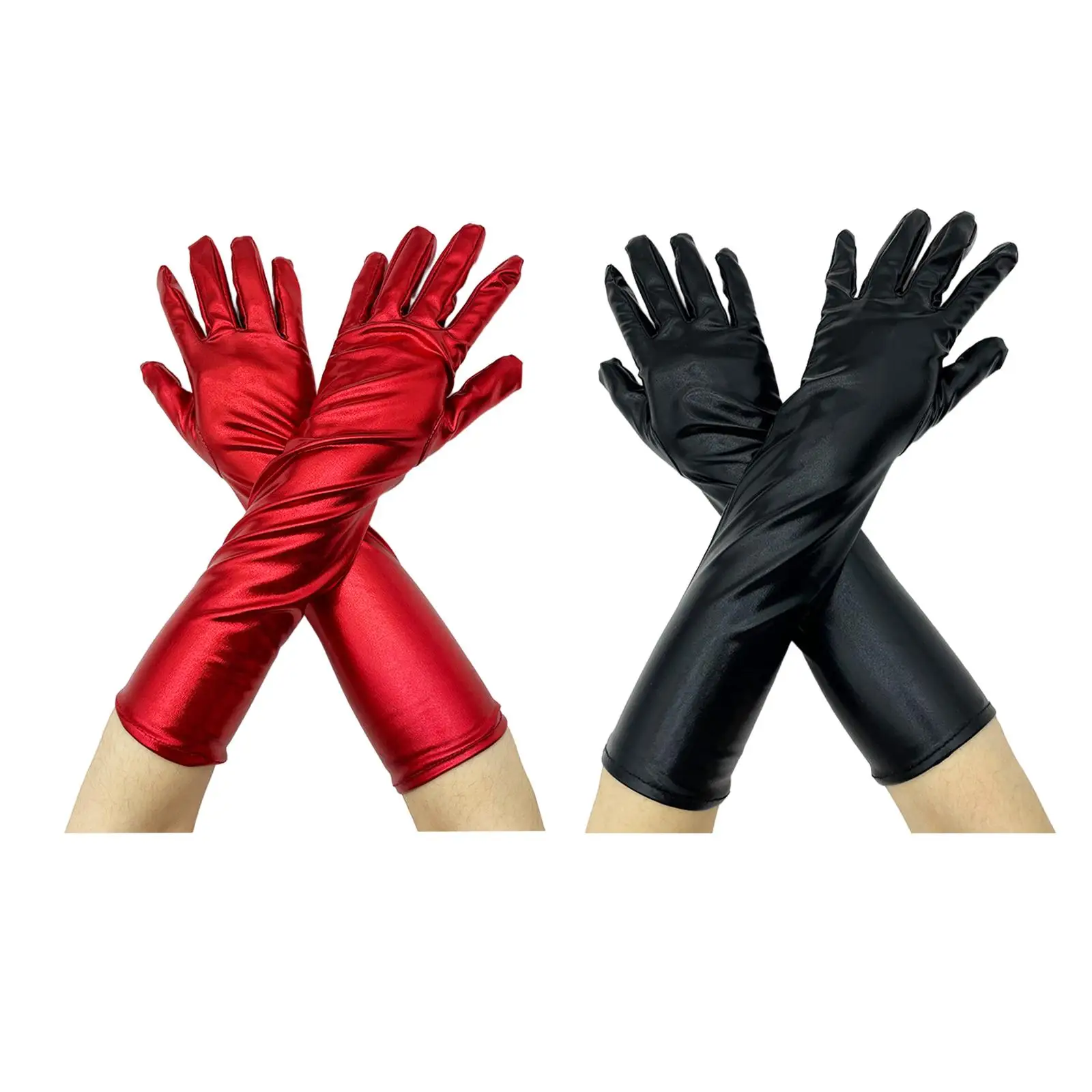 

Elegant Long Gloves Women Flapper Gloves Costume Ladies Bridal Dance Mittens