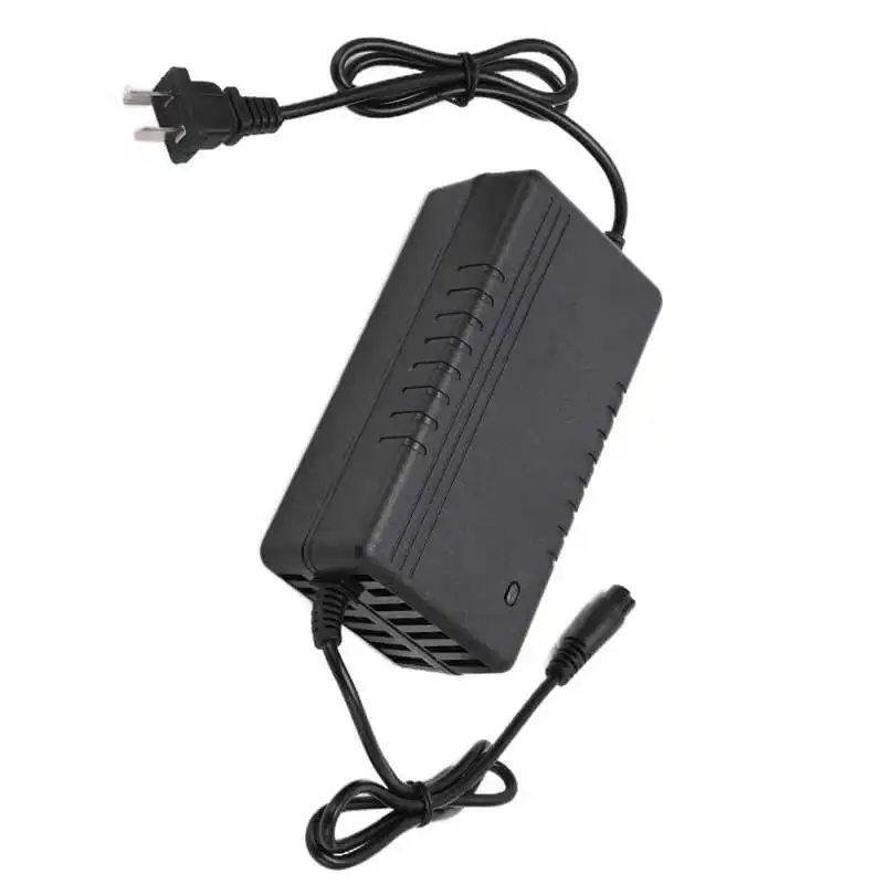 

Electric Scooter Charger Flame Retardant Fast Dissipation Scooter Battery Charger Impact Resistant for Lithium Ion Scooter