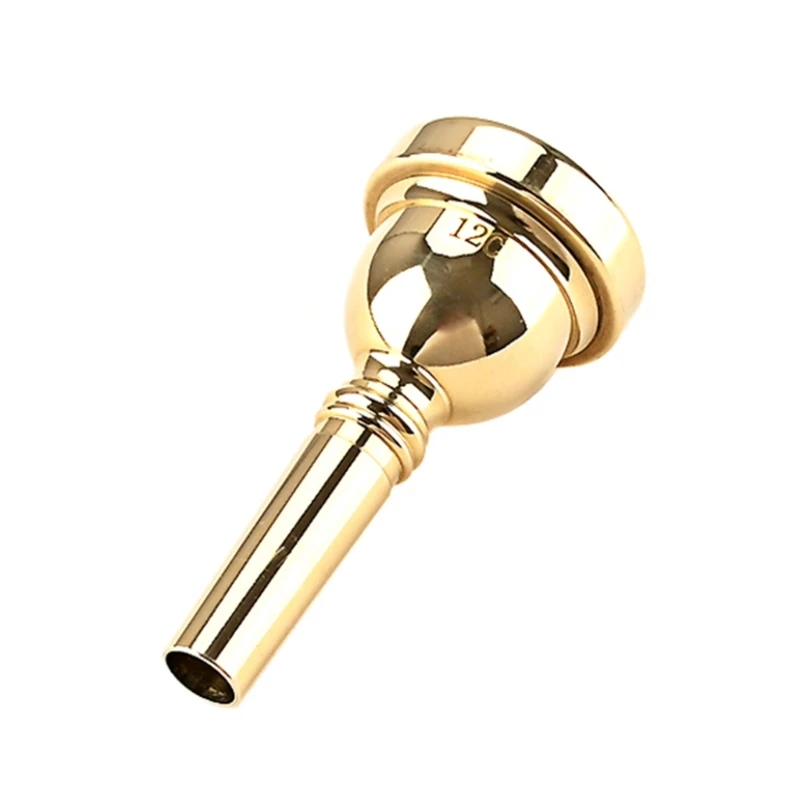 

12C Trumpet Mouthpiece,Compatible with Musical Instruments Copper Material Trumpet Accessories Parts Replacement