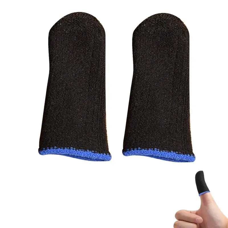 

Thumb Finger Sleeves Gamer Finger Cots For Mobile Phone Games Nonslip Anti-sweat Carbon Fiber Thumb Sleeves For Touch Screen