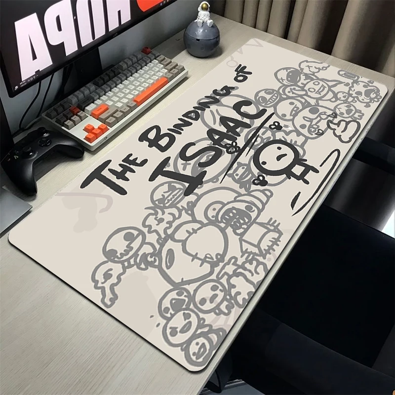 

The Binding Of Isaac Mousepad Gamer Gaming Keyboard Pad Computer Accessories Deskmat Mouse Mats Rubber Mat Pc Cabinet Mausepad