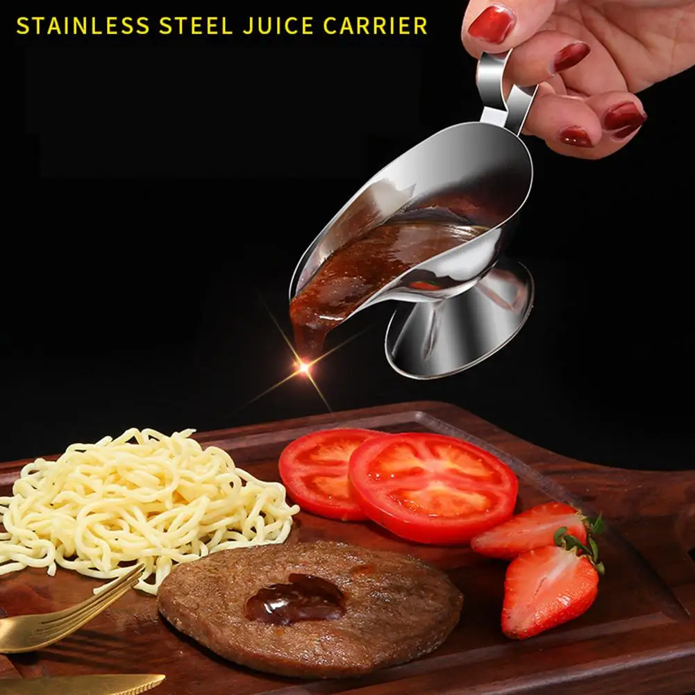 

[Clearance Sale] Stainless Steel Sauce Seasoning Pot Steak Sauce Container Pepper Seasoning Cup