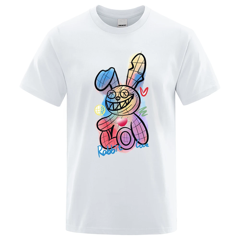 

This Is My Favorite Rabbit Cartoons Tshirt Men Creativity Sweat Clothing Fashion Tee Clothes T Shirts Breathable Cotton T-Shirts