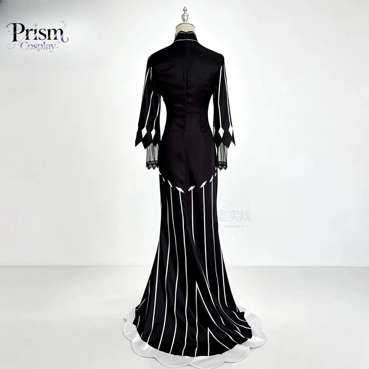 Фото Костюм для косплея Zero Echidna Greed Witch, черное платье русалки с длинными рукавами из кружева, полный комплект для женщин, наряд для Comic-Con и Хэллоуина. №5