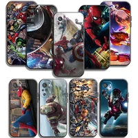 marvel spiderman phone cases for xiaomi redmi 9at 9 9t 9a 9c redmi note 9 9 pro 9s 9 pro 5g carcasa soft tpu coque back cover