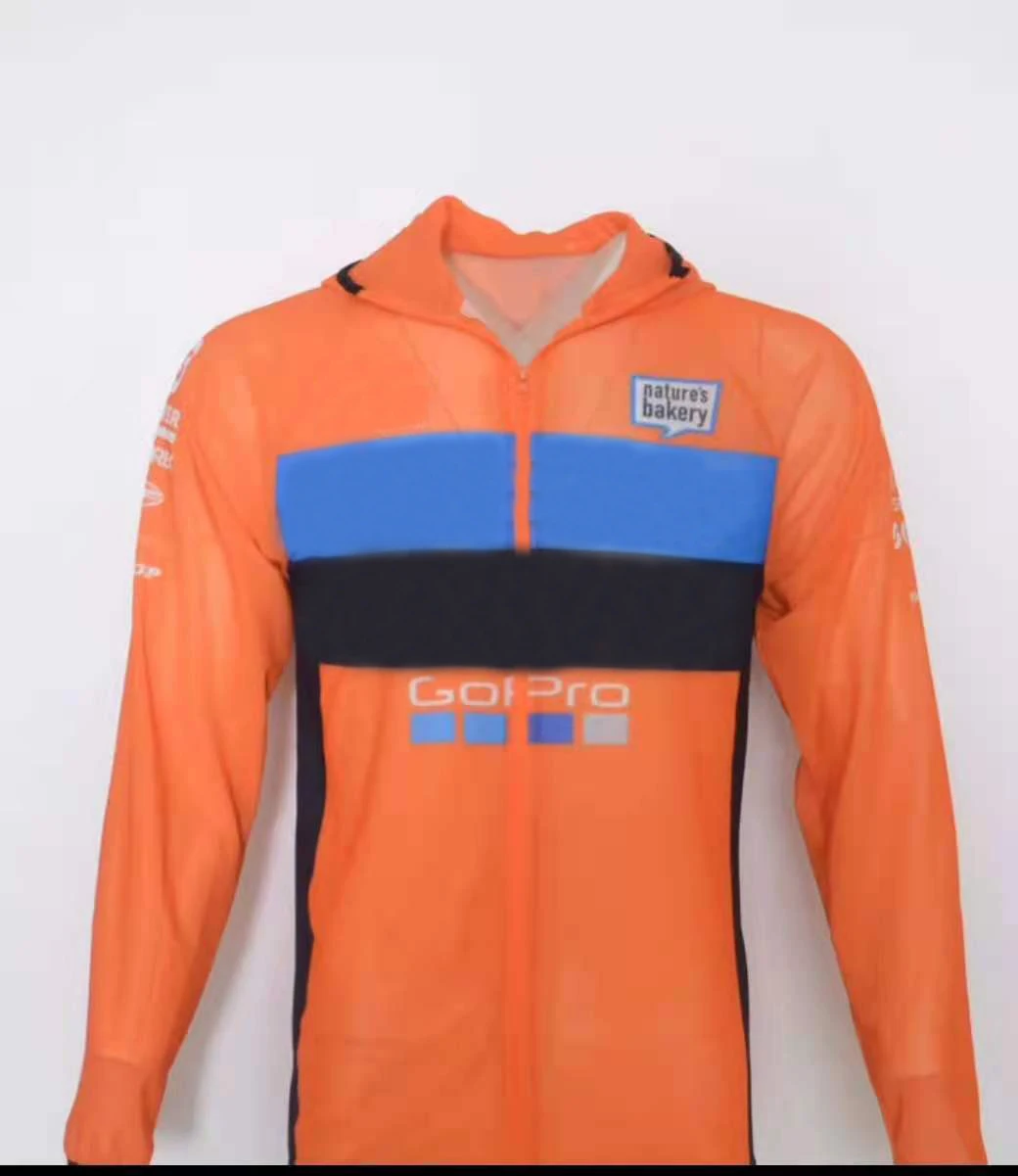 

Red Color Bull Motorcycle Motocross Bike Racing Motos Zip Anti-UV Sweatshirt Coat Hoodie Sport Sun Protection Clothes