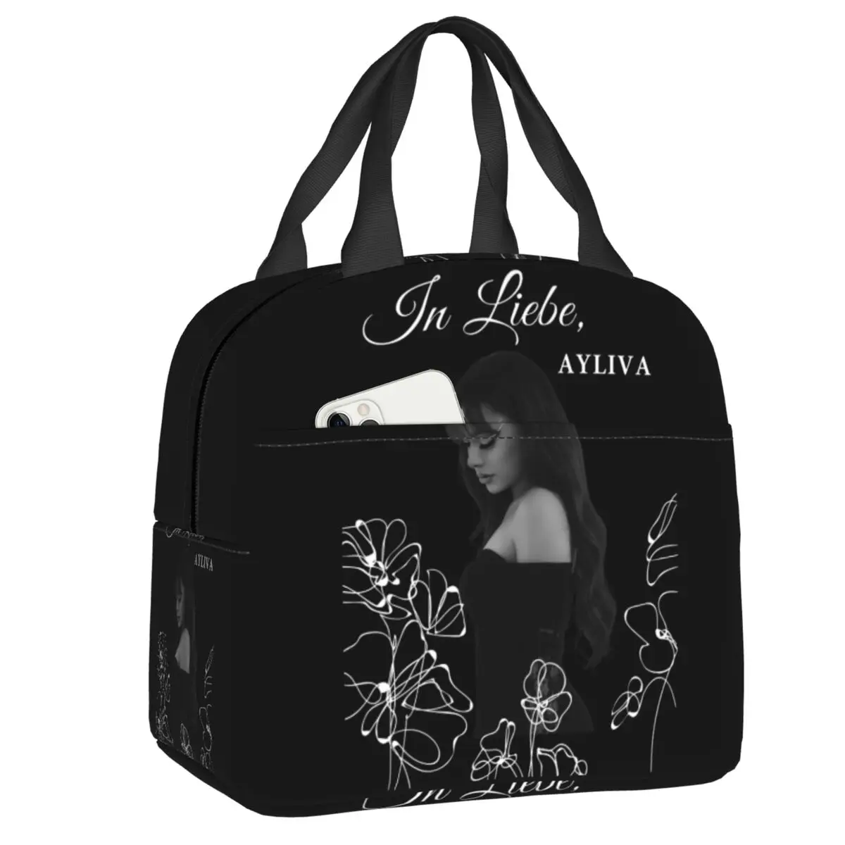Изготовленные на заказ сумки для обеда Ayliva In Liebe с цветочным узором женщин