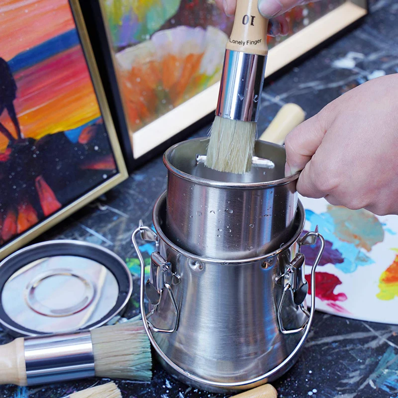 Щетка из нержавеющей стали большого размера для очистки краски роскошная