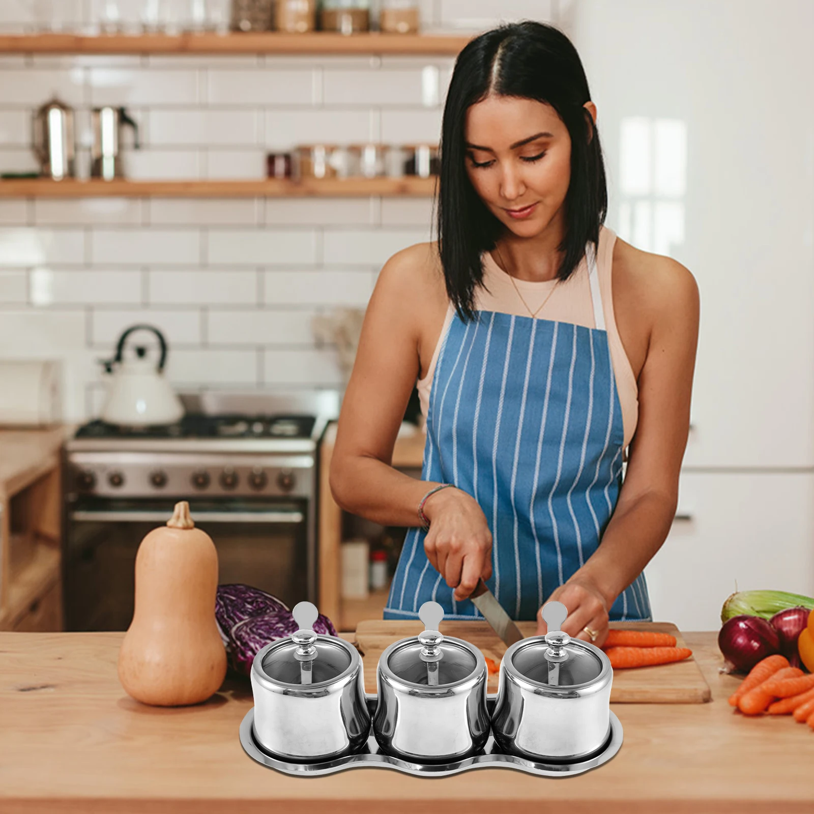 3 шт. контейнер для сахара из нержавеющей стали