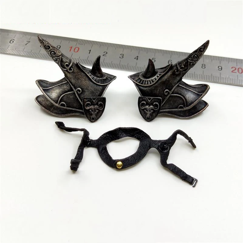 

Hot Sale 1/6 TBLeague PL2020-173C Knight Of Fire Warrior Soldier Black Version Shoulder Armor Model For 12inch Action Doll