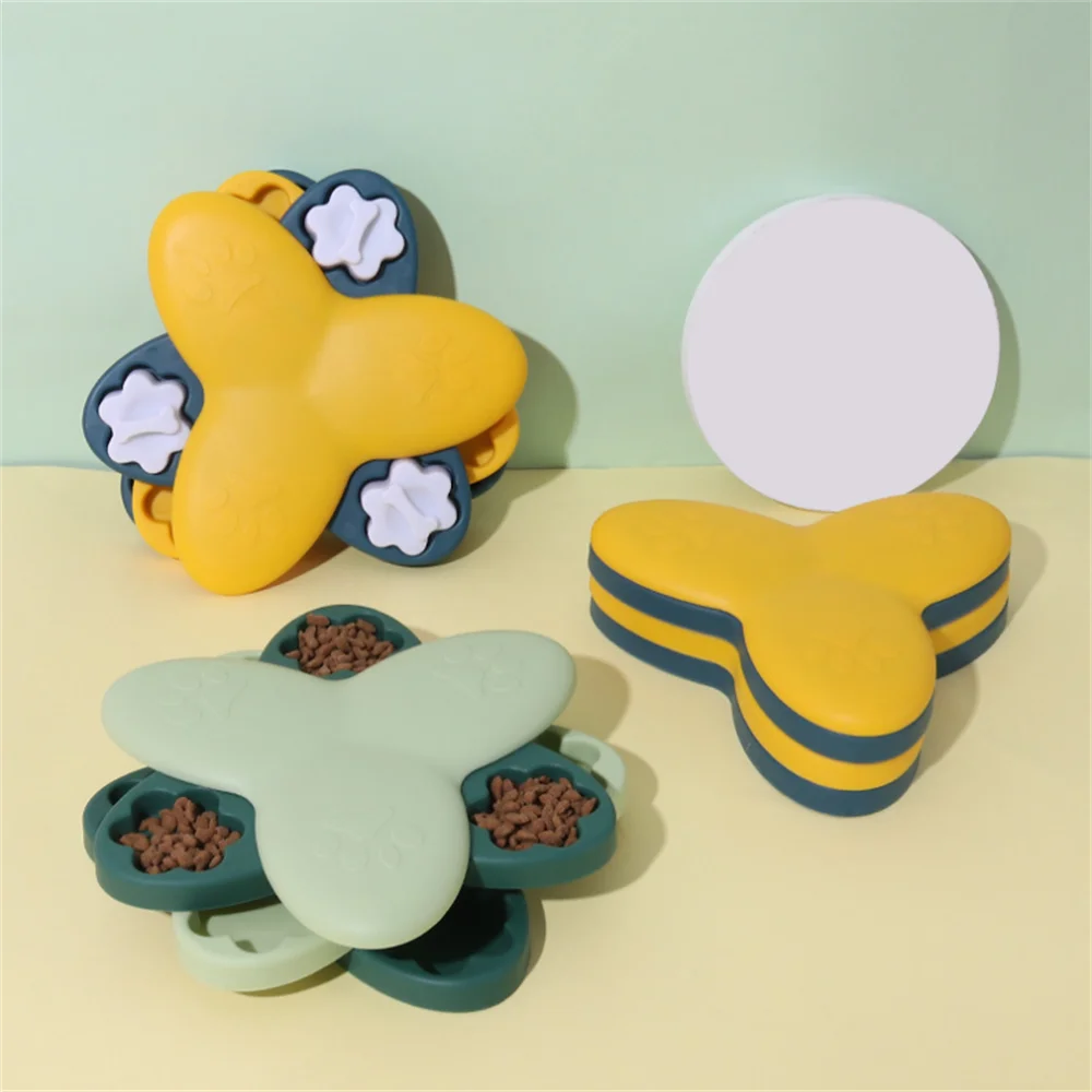 

Dog Puzzle Toys Increase IQ Interactive Slow Dispensing Feeding Pet Dog Training Games Feeder