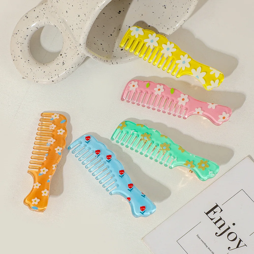 

2022 Creative New Trend Fashion Small Comb Hairpin Candy Color Girl Simple Hairpin Cute Children Bangs Clip Headgear Clip