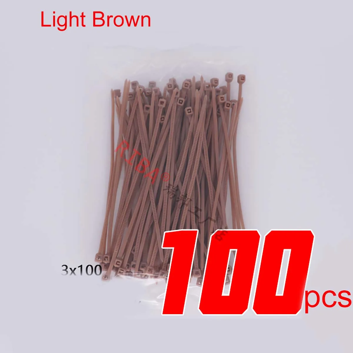 

100 шт./пакет, 3x100 мм, ширина 1,8 мм, самоблокирующиеся кабельные стяжки, нейлоновые пластиковые стяжки, органайзер для проводов, крепления, синий, коричневый, розовый, оранжевый