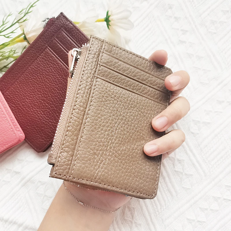 Роскошный дизайнерский кошелек для карт с именем на заказ модный монет из