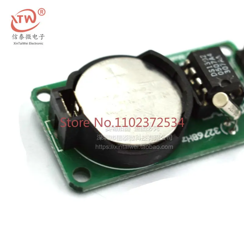 20 шт. модуль часов в режиме реального времени DS1302 с батареей CR2032 желтая версия