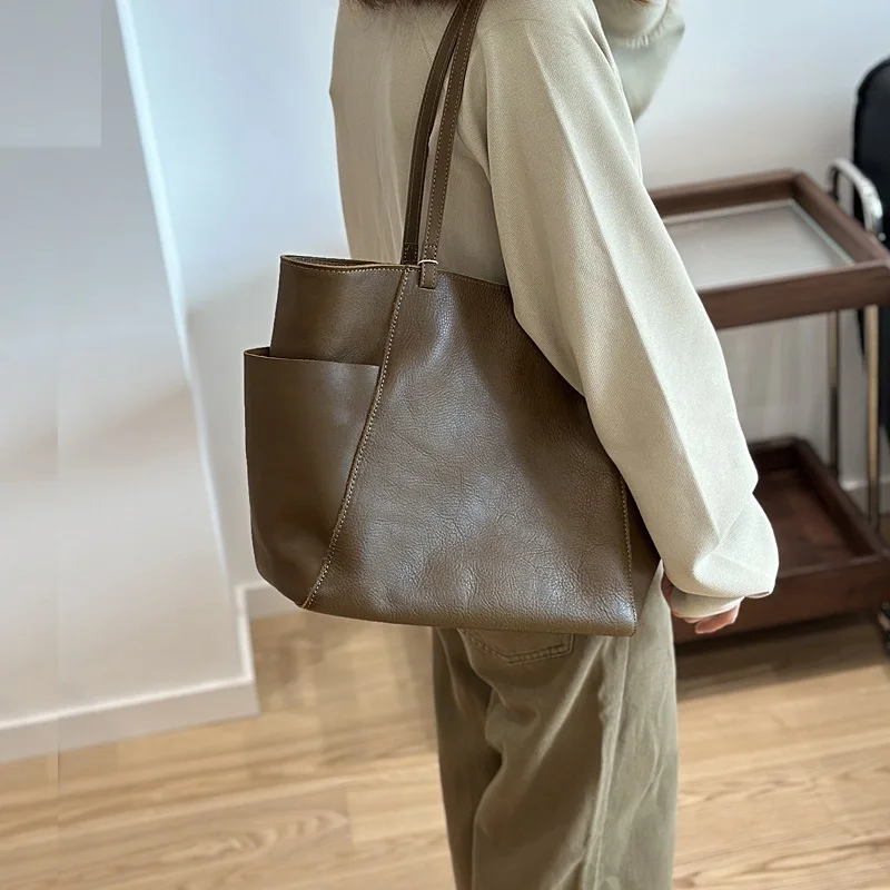 Женская сумка растительного дубления модель 2024 года Новая высококачественная