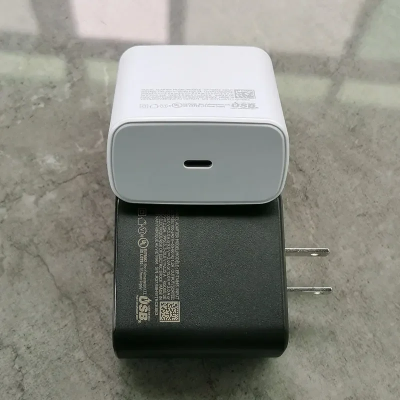 Зарядное устройство США 45 Вт адаптер для супербыстрой зарядки PD Galaxy S20 S21 S22 S23 S24 Note