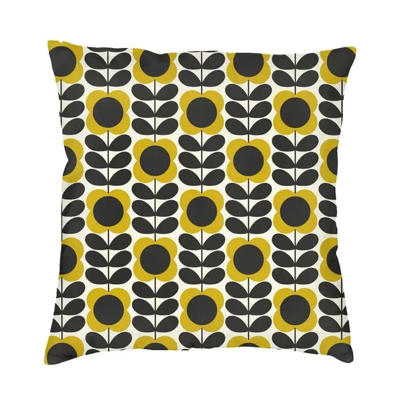 

Orla Kiely Summer Flower Stem Pillow Case Sofa Scandinavian Geometric Modern Cushion Cover Square Pillowcase